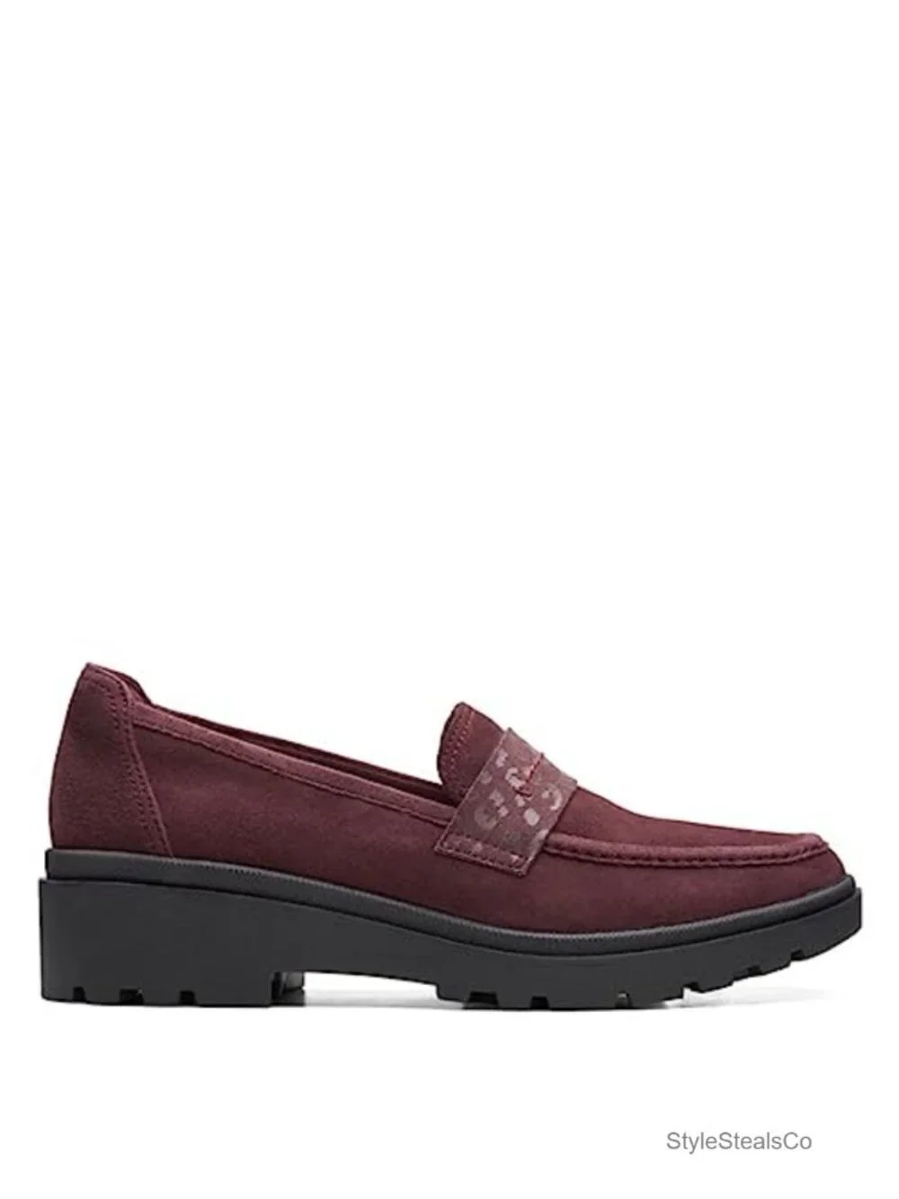 Premium Suede Lug Sole Loafers - Cushioned Comfort Slip-Ons